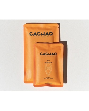 Tableta de Chocolate 71% con Naranja 60Grs. CACHAO